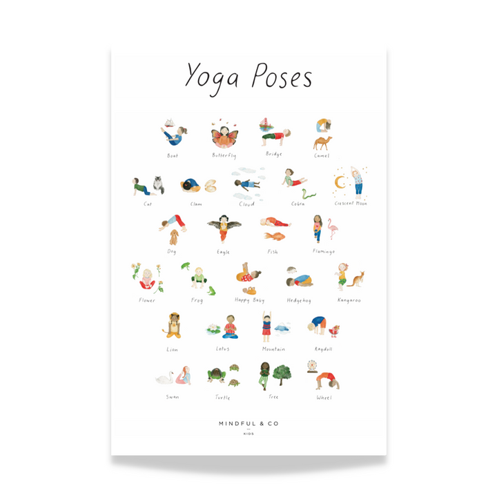 yoga poses posters