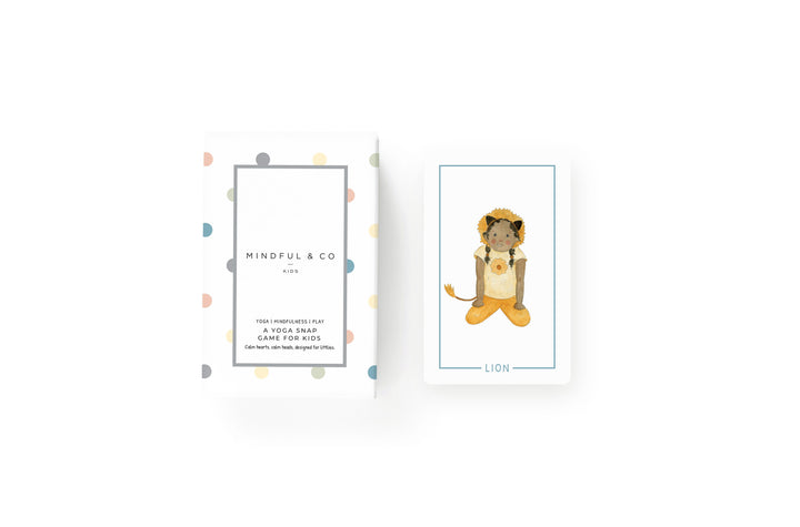 yoga snap game for kids box