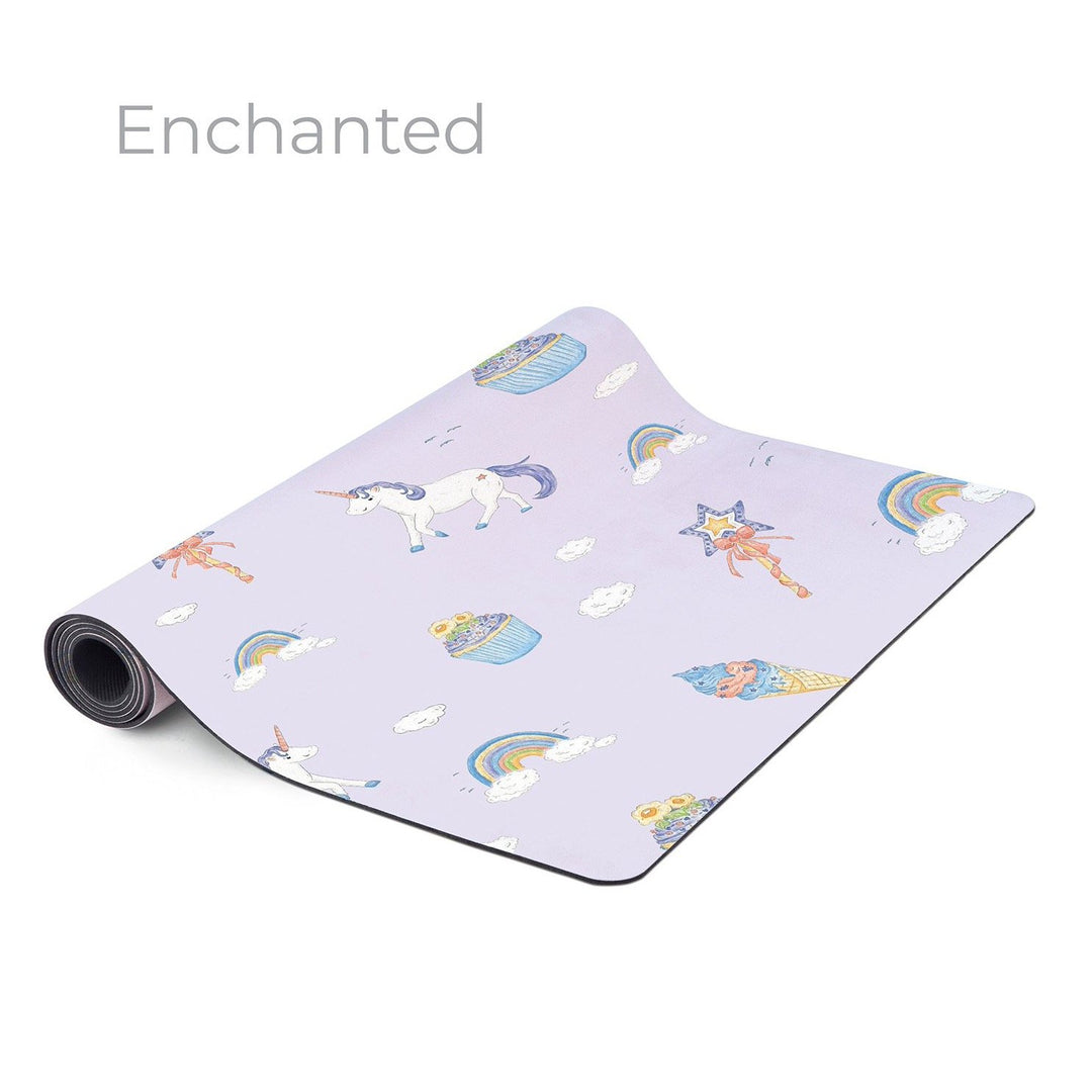 Mindful Co YogaMat Flat Enchanted SquareLabelled