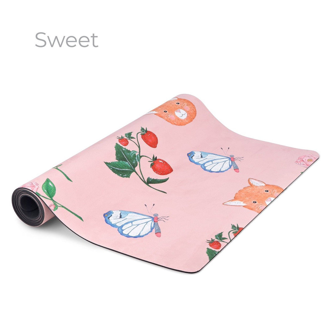Mindful Co Yoga Mat Flat Sweet Square Labelled