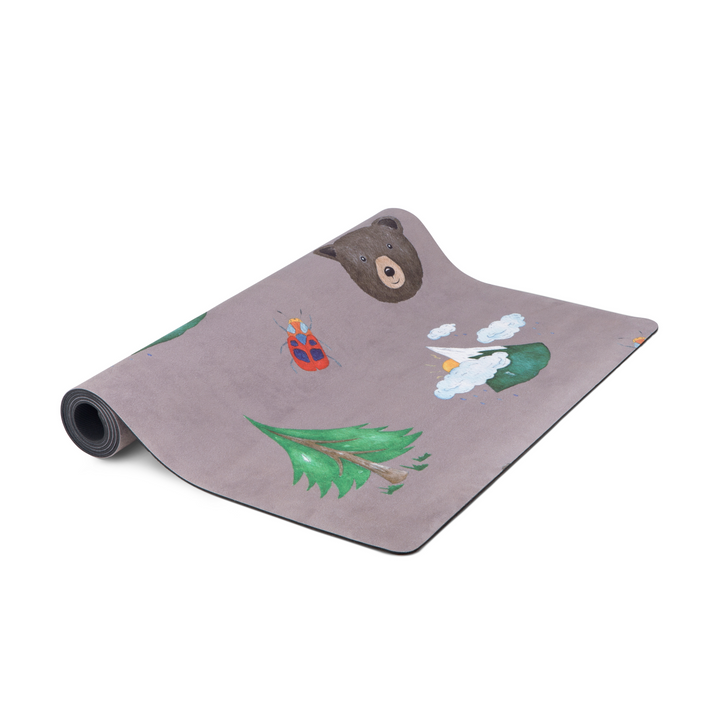 nature print yoga mat